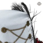 Haut-de-Forme vintage pour femme, style rétro