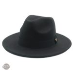 Chapeau Fedora en cuir synthétique