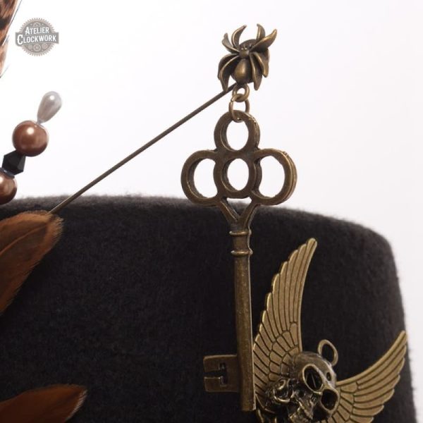 Haut de forme féminin, mode steampunk audacieuse