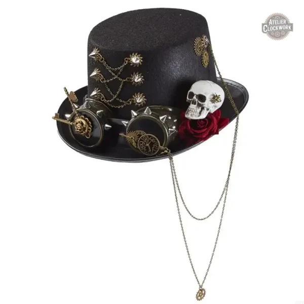 Haut-de-Forme avec designs Steampunk uniques