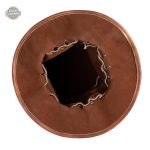Haut de forme classique en cuir pour accessoires