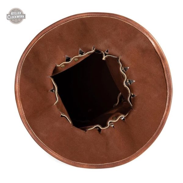 Haut de forme classique en cuir pour accessoires
