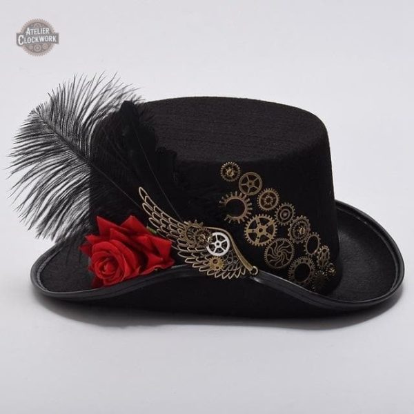 Style vintage avec le chapeau Ada Lovelace steampunk