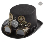 Accessoire Halloween : chapeau haut de forme stylé