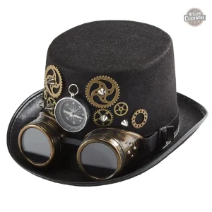 Accessoire Halloween : chapeau haut de forme stylé