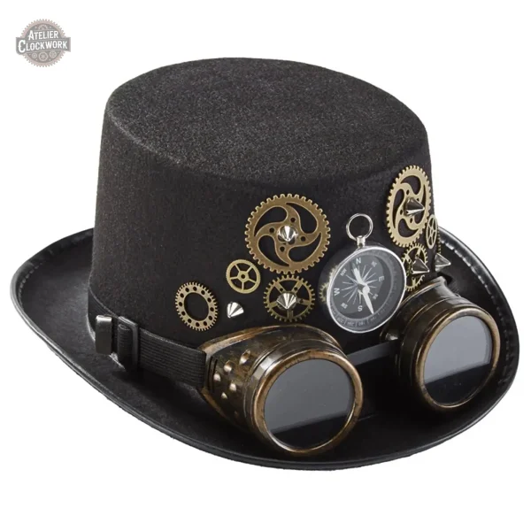 Chapeau haut de forme pour un look steampunk unique