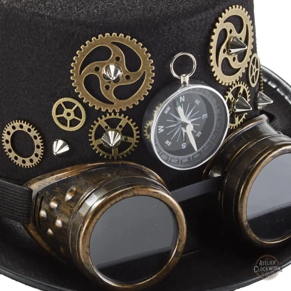 Chapeau haut de forme idéal pour costumes et fêtes de nuit