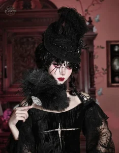 Chapeau steampunk noir, accessoire tendance et unique