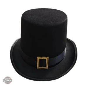 Chapeau haut de forme noir élégant pour magicien