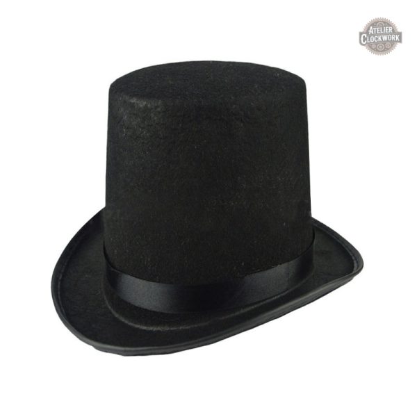 Chapeau noir pour magie, style classique