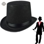 Chapeau noir steampunk pour look original