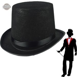Chapeau noir steampunk pour look original
