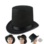 Accessoire de magie : chapeau haut de forme noir