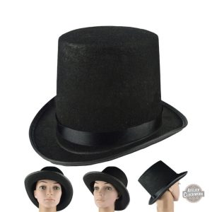 Accessoire de magie : chapeau haut de forme noir