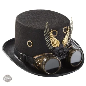 Chapeau Punk Steampunk - Haut de Forme élégant