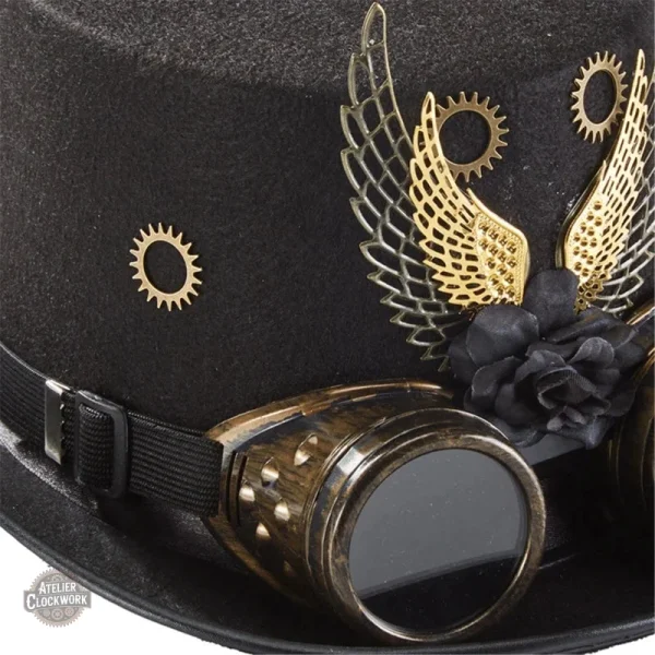 Haut de forme chic pour passionnés de steampunk