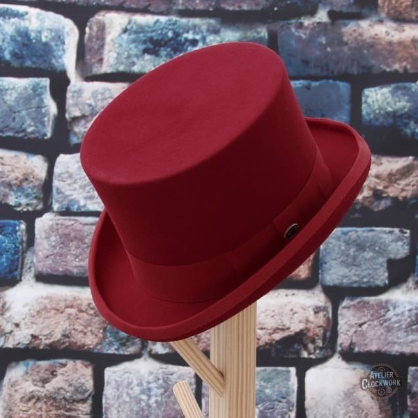 Haut de Forme Écarlate pour style Steampunk