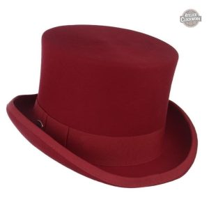Haut de Forme chic en rouge vif
