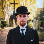 Chapeau haut de forme pour homme au design unique