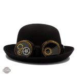 Accessoire Steampunk Rétro avec Chapeau Melon