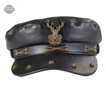 Accessoire steampunk : chapeau avec détails mécaniques