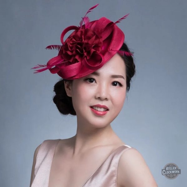 Chapeau à motifs steampunk pour femme