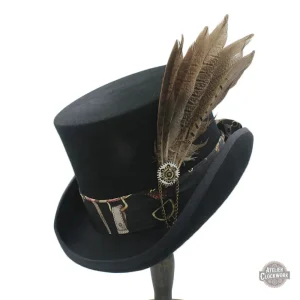 Chapeau Cabaret Steampunk élégant et distinctif