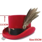 Chapeau cabaret au design inspiré du steampunk