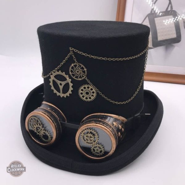 Accessoire de mode homme : chapeau haut de forme
