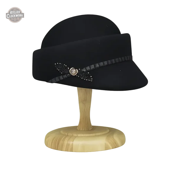 chapeau-voilette-steampunk-1 Chapeau Voilette Belle Epoque - Céleste Mogador