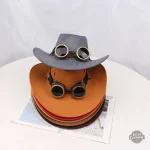 Chapeau Cowboy Weird West en style steampunk
