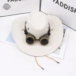 Chapeau steampunk au style unique cowboy