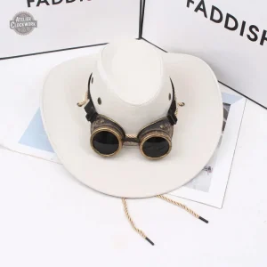 Chapeau steampunk au style unique cowboy