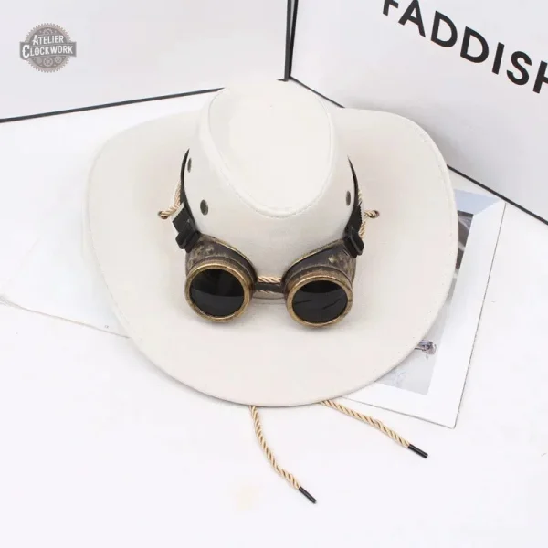 Chapeau cowboy au design original et vintage