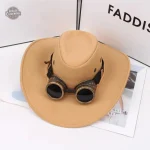 Élégant chapeau cowboy pour les passionnés de steampunk
