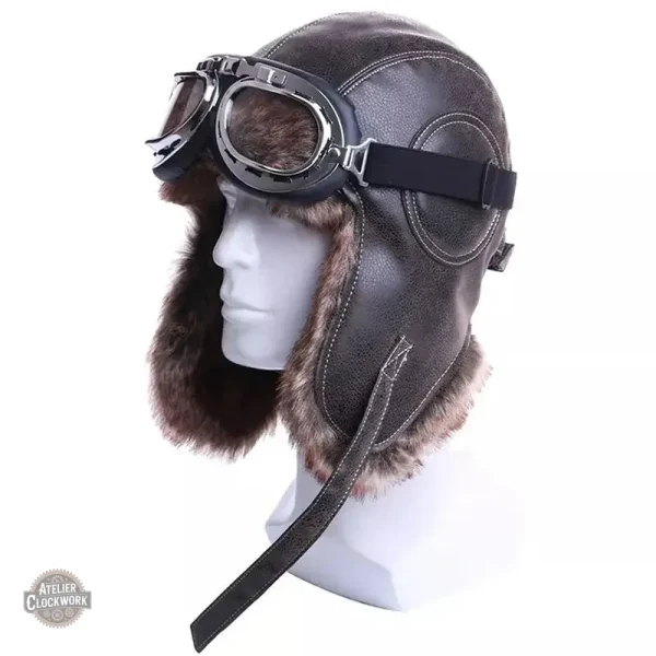 chapka-aviateur-steampunk-store-1 Chapka Aviateur Steampunk en style vintage