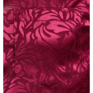 Chemise dandy à fleurs pour une allure audacieuse
