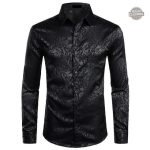 Chemise à fleurs pour un look steampunk élégant