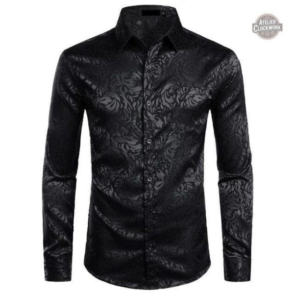 Chemise à fleurs pour un look steampunk élégant