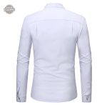Vêtements masculins Steampunk : chemise blanche élégante