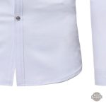 Chemise dandy blanche au style Victorienne audacieux