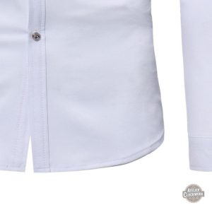 Chemise dandy blanche au style Victorienne audacieux
