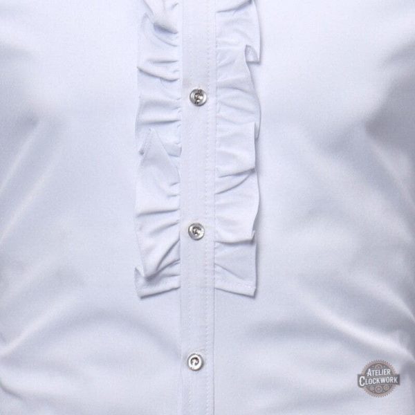 Vêtement Steampunk chic : chemise blanche Victorienne