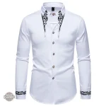 Chemise Steampunk Brodée pour homme élégant