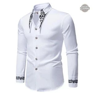 Vêtement steampunk brodé pour l'homme audacieux
