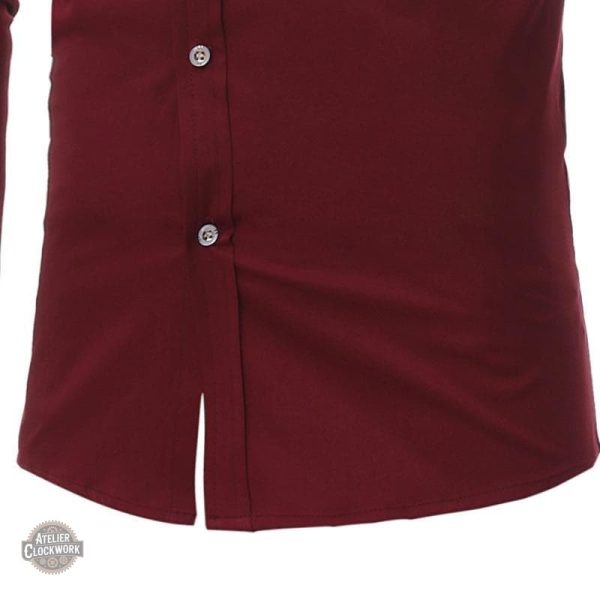 Chemise homme au style victorien, audace et raffinement