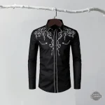 Chemise homme avec détails audacieux