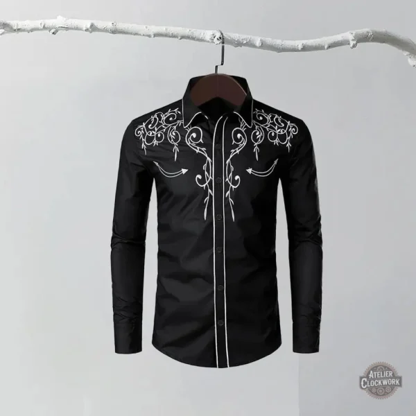 Chemise homme avec détails audacieux
