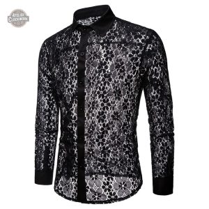 Chemise Dentelle Homme - Dentelles Ajourées