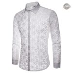 Chemise homme steampunk avec dentelles ajourées